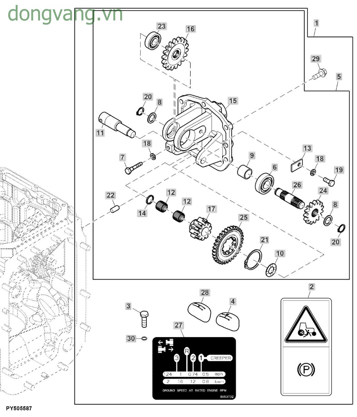 Attachment, Creeper, High Speed - ST1011699